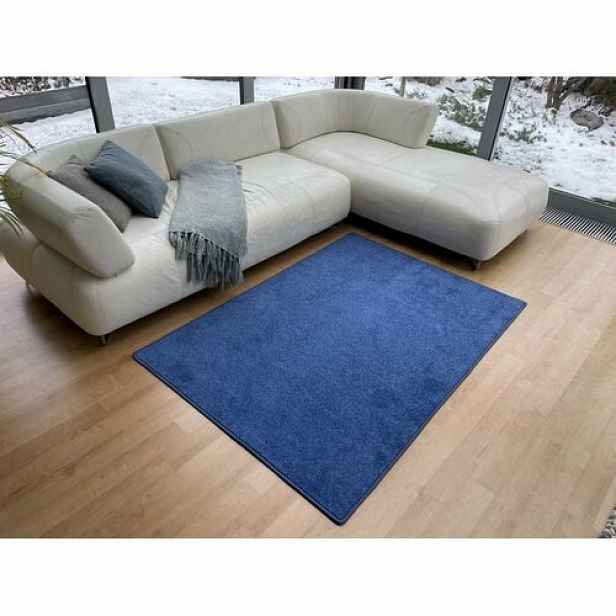 Vopi Kusový koberec Eton modrá, pr. 120 cm
