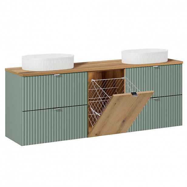 Petits-meubles DVOJUMYVADLO 160.4cm Jade Zelená