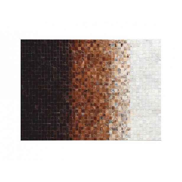 Luxusní koberec KŮŽE Typ7, patchwork, 70x140 cm