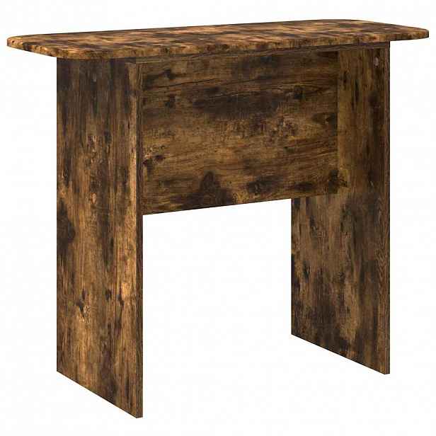 vidaXL Konzolový stolek Kouřový dub 93 x 40 x 75 cm Kompozitní dřevo