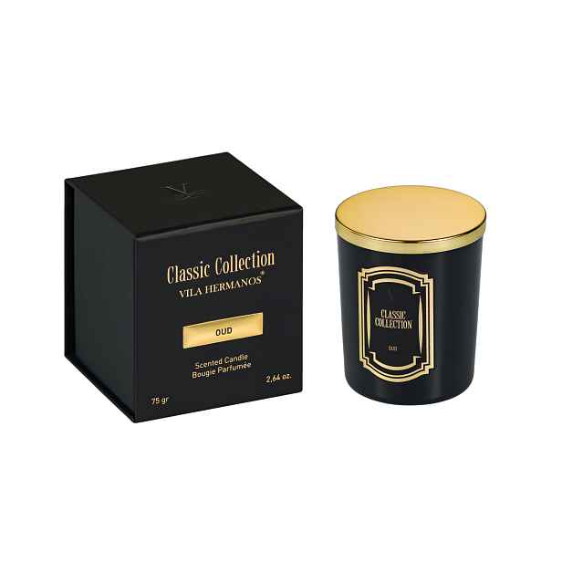 Vila Hermanos Vonná svíčka Classic Collection, Oud, 75 g 901000010