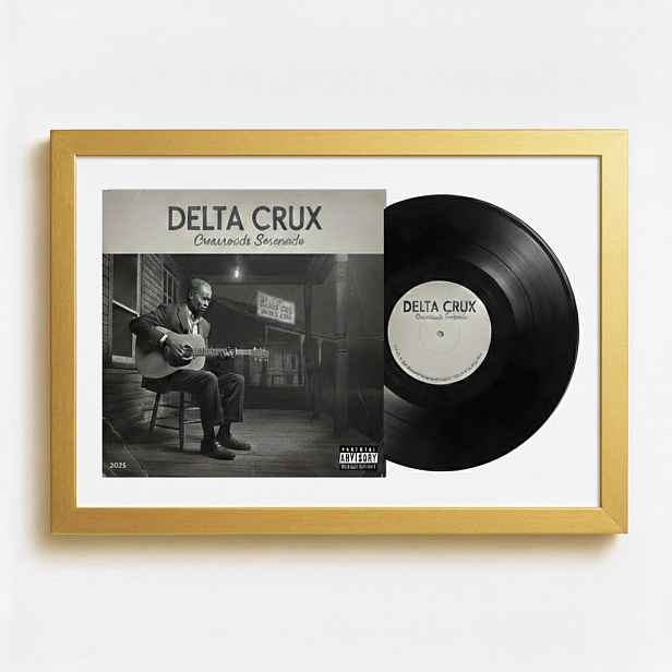 K-Möbel RÁM NA GRAMOFONOVÉ DESKY 40/60 na obal a vinylovou desku