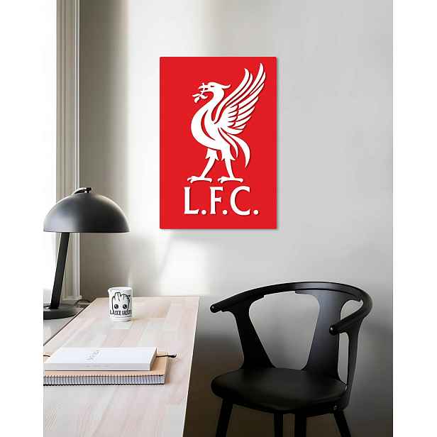 Lfc Livebird Herb Liverpool Dřevěný 3D obraz