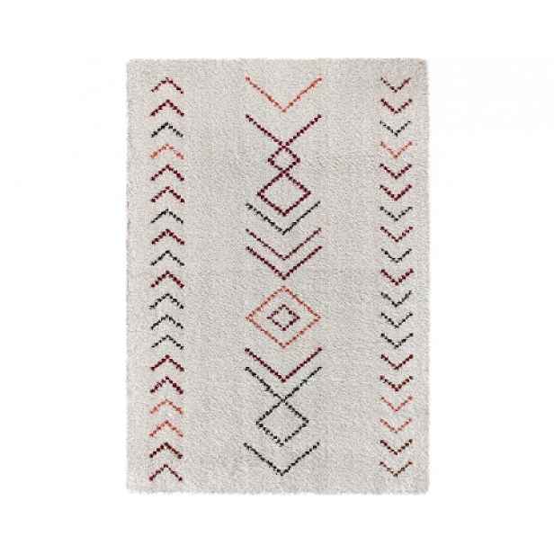 Koberec Boho Indian 160x230 cm, bílý