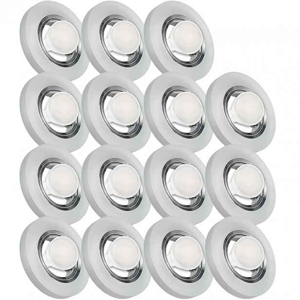 15X Skleněná Zapuštěná Lampička Velmi Silné Sklo 7W Led Žárovka