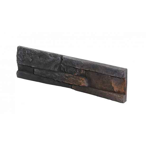Obklad Stones Patan black 38,5x10 cm reliéfní PATANBK