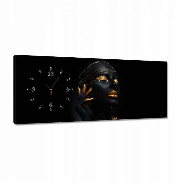 Hodiny 100x40 Zlatá aparace