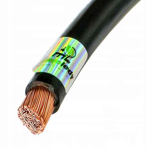 Kabel lanko Lgy 1 x 70 mm 70mm černý 450V Cu měděný Bubnový