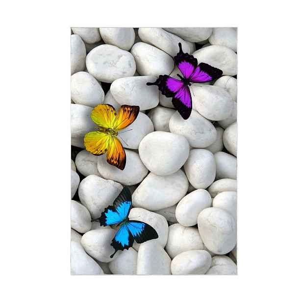 L'essentiel Sada 2 kusů koupelnových předložek ButterflyStone šedá