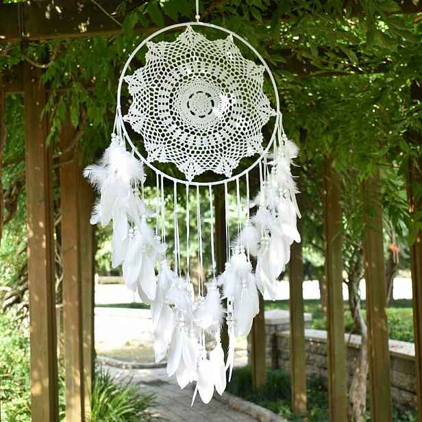 Lapač Snů Makramé Velký Boho 115 CM