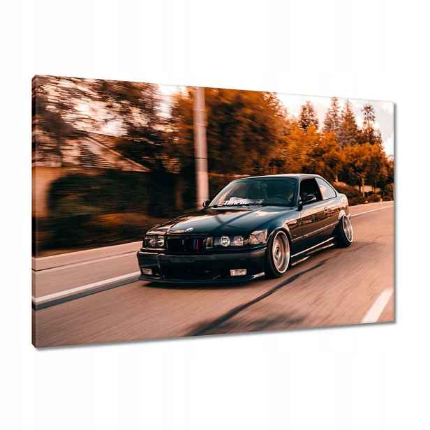 Černé obrazy 90x60 Bmw Auta