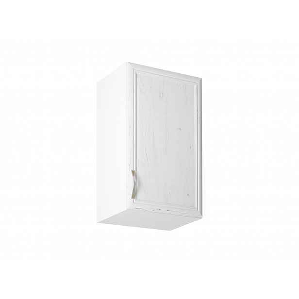 Horní kuchyňská skříňka SILVARA - šířka 45 cm, borovice andersen / bílá