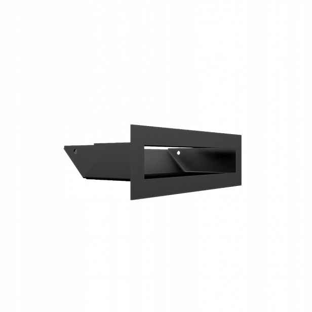 Krbová mřížka 60x200 Luft Sf černá 6x20 45s slim ventilační