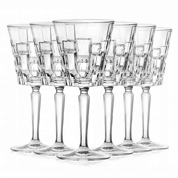 Křišťálové skleničky na červené víno Rcr Etna 280 ml 6 Ks.