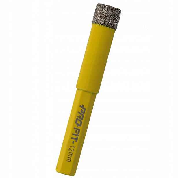 Pro-fit Vrták D12 mm S8HEX gres/žluť