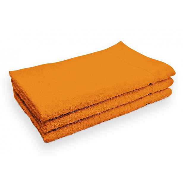 Ručník Classic malý oranžový 30x50 cm, 100% bavlna