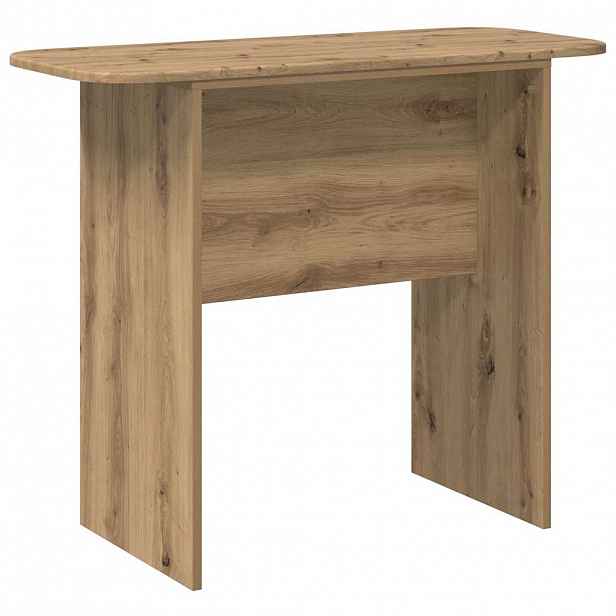 vidaXL Konzolový stolek Artisanový dub 93 x 40 x 75 cm