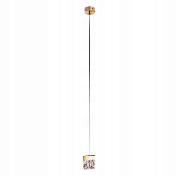 Závěsná lampa Vetro Zlatá Led 4,5 W P0573D MaxLight