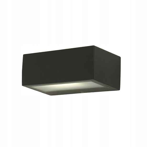 Nástěnná lampa Gemini tmavě šedá Lutec