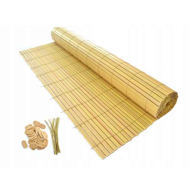 Oboustranná Pvc Balkonová Podložka 0,8 x 3 m, bambus