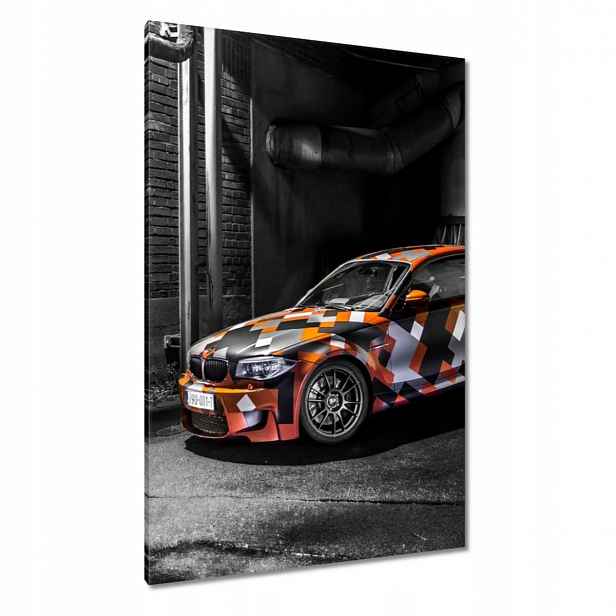 Obrazy 80x120 Oranžové Bmw