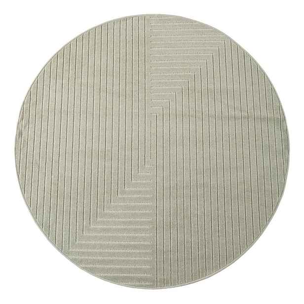 Zelený kulatý vnitřní a venkovní koberec ø 160 cm Nova 1202 – Ayyildiz Carpets
