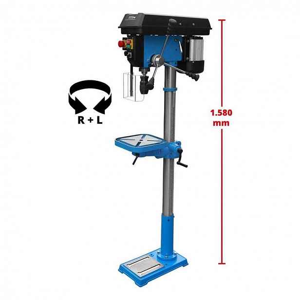 Güde - Sloupová vrtačka GSB 20/812 R+L, 800 W 55212