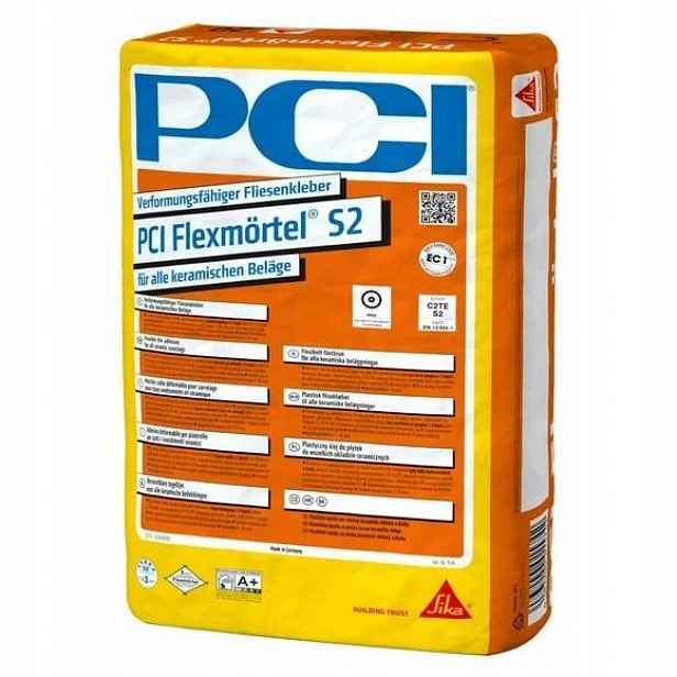 Pci Flexmortel S2 – vysoce elastické lepidlo pro křemenné sintrování S2 20 kg