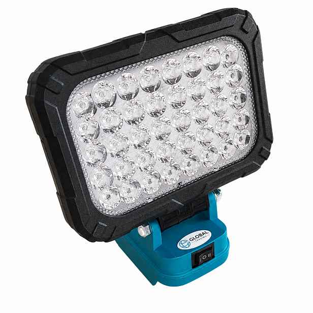 Pracovní lampa 40 Led na akumulátory Makita 18 V ideální pod stan