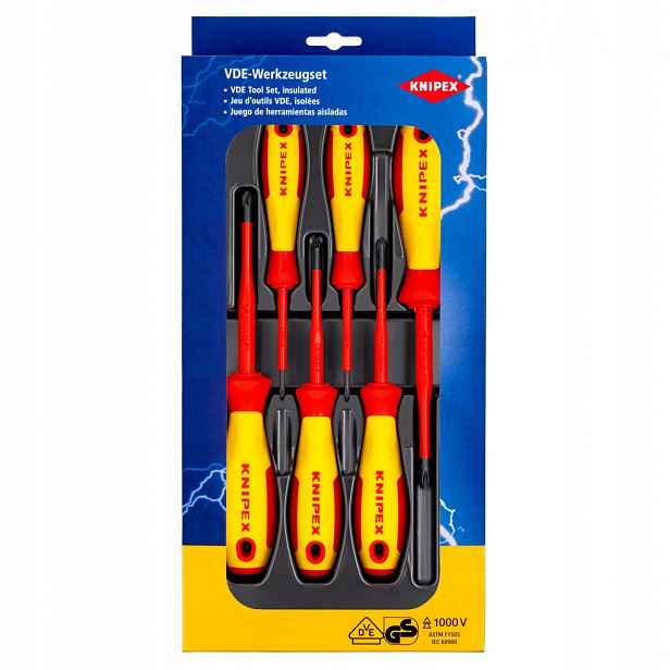 Sada Šroubováků Vde 00 20 12 V03 6DÍLNÁ Knipex 002012V03