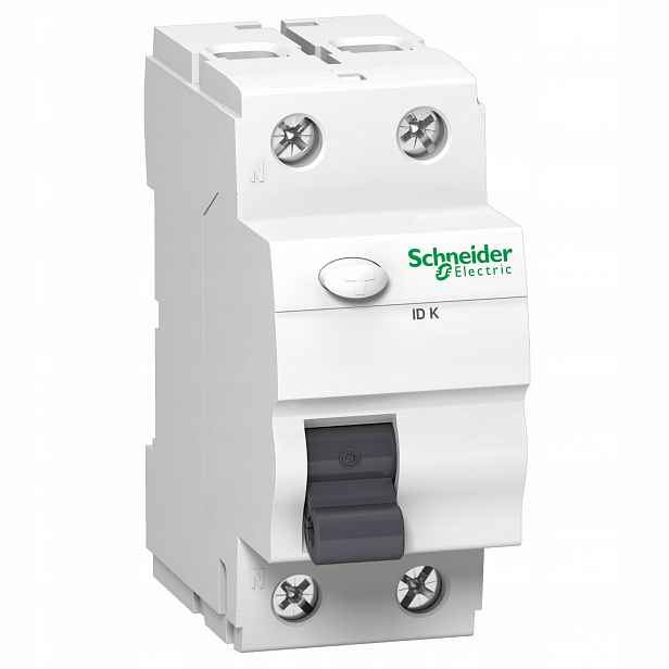 Schneider Electric proudový spínač Acti9 ID K 2P 25A 30mA typ
