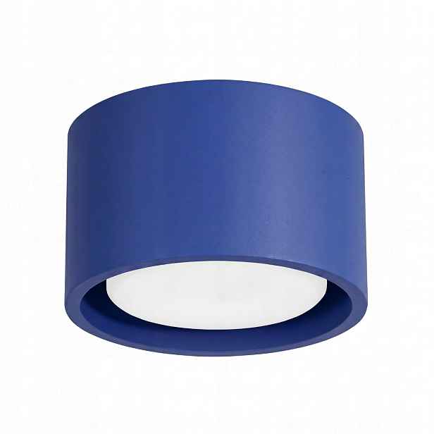 Sollux Lighting stropní spot kulatý fi10cm 1xgx53 10w ultramarínový