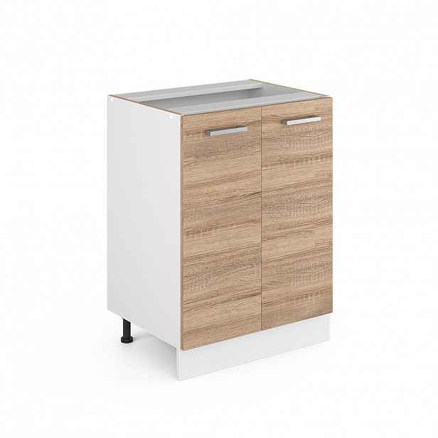 Vicco UNIVERZÁLNÍ ZÁKLADNÍ JEDNOTKA R-Line Sonoma 60 cm s dvířky, bez pracovní desky