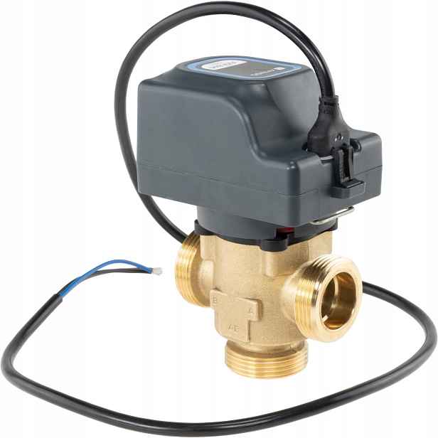 3-CESTNÝ Zónový Ventil 5/4 Palce Azv 844 Afriso DN25 Kabel 1 1/4 11 m³/h