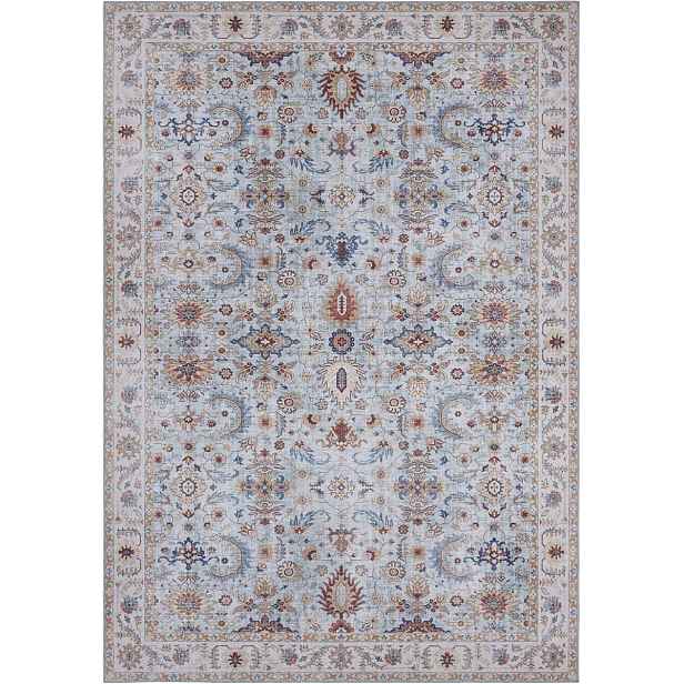 Koberec orientální béžovo-modrý do obývacího pokoje, Nouristan, 120 x 170 cm