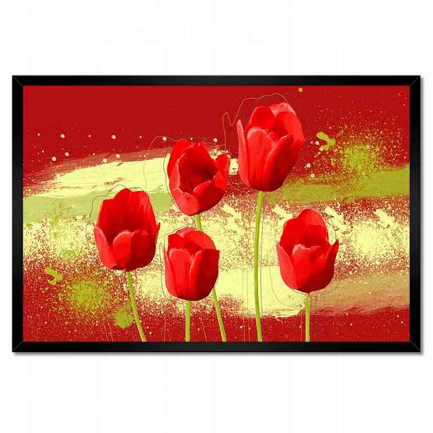 Plakáty v rámu 60x40 Červené máky