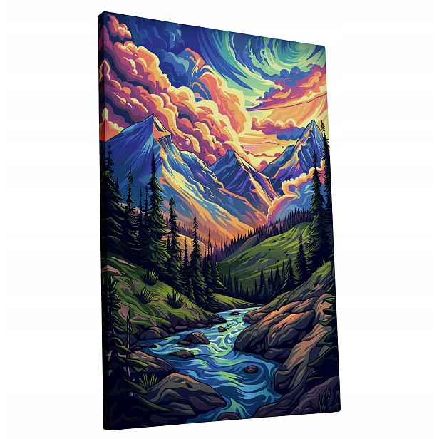 Obraz na plátně Malebná horská krajina do domu obývacího pokoje 70x100