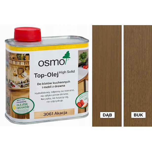 Osmo 3061 Top-Olej Akácie 0,5L olej na kuchyňské pracovní desky a nábytek