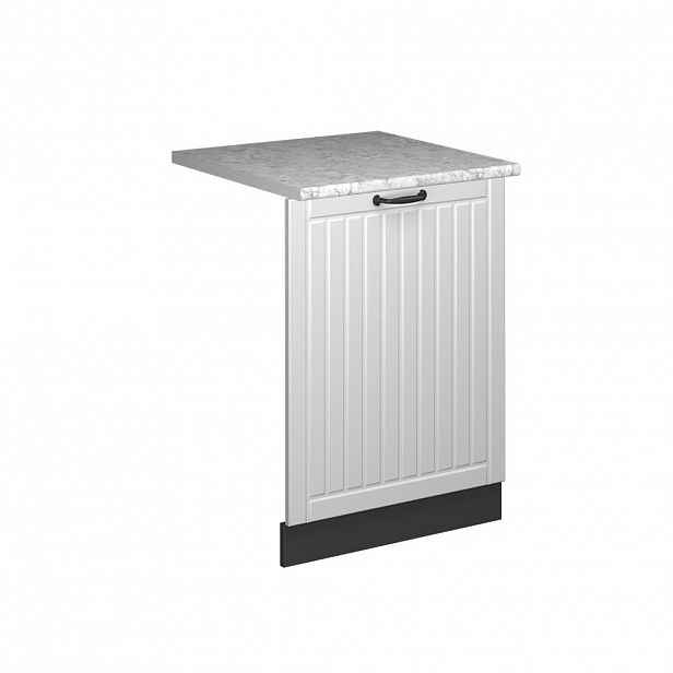 Vicco ČELNÍ PANEL MYČKY Fame-Line Bílý venkovský dům 60 cm s pracovní deskou