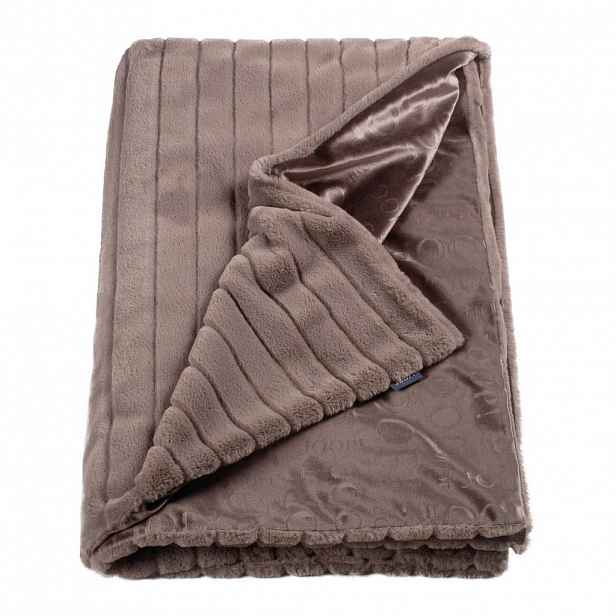 Joop! KOŽEŠINOVÁ DEKA, polyester, 130/170 cm