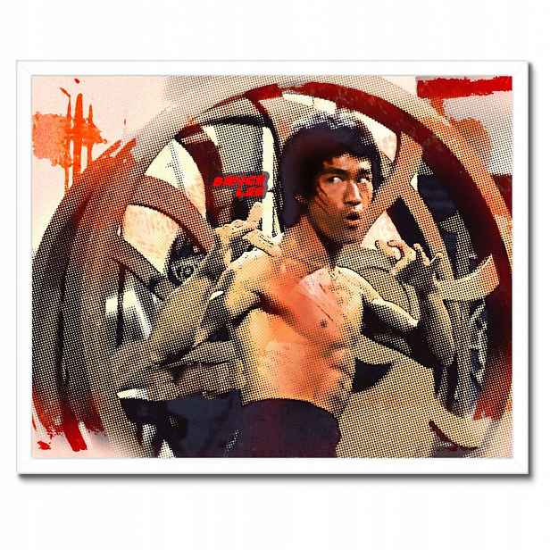 Plakáty v rámu 50x40 Bruce Lee KungFu