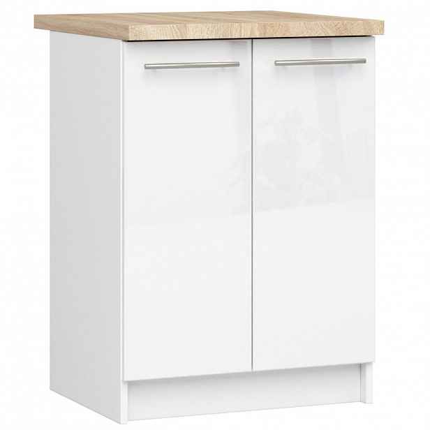 RAUMHIRSCH FURNITURE SPODNÍ SKŘÍŇ Bílá, bílá lesklá 85/60/46