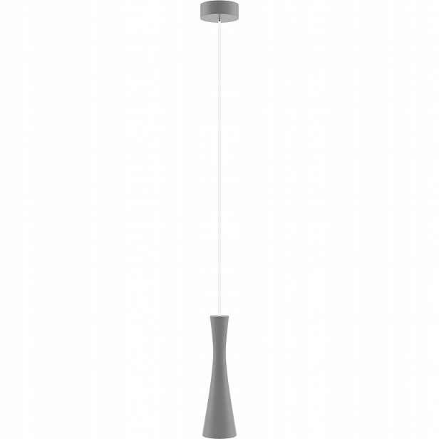 Šedá Závěsná Lampa, Samostatná Dřevěná Led Lampa