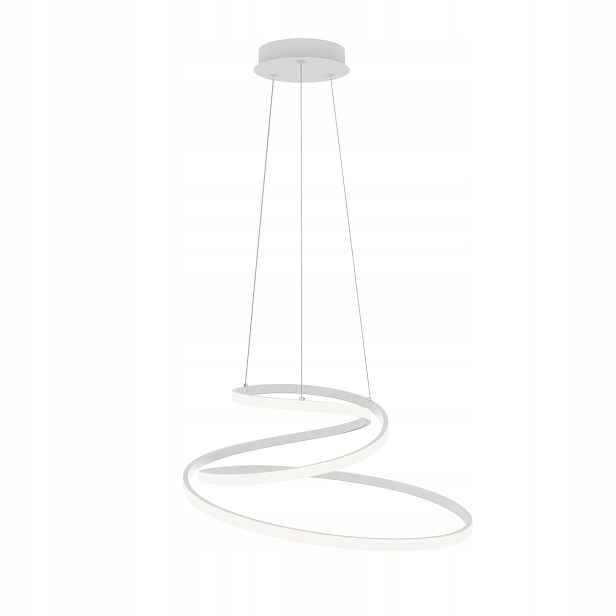 Závěsná Led lampa 60W Ø60 cm bílá Lorila Italux s proměnlivou barvou světla