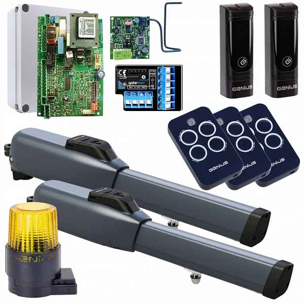Genius SIROCCO250+ Modul WiFi Lampa+ Pilot 3ks pohon dvoukřídlé brány