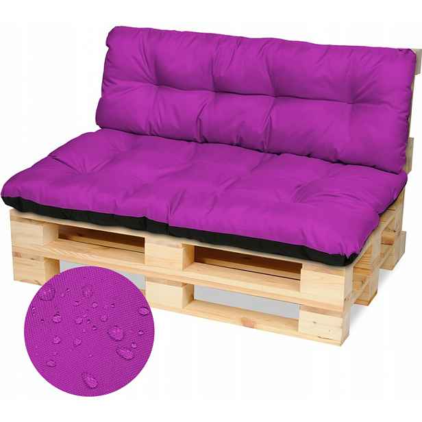 Polštář Na Lavičku Nábytek Z Palet 120x80+120x38 fuchsiová