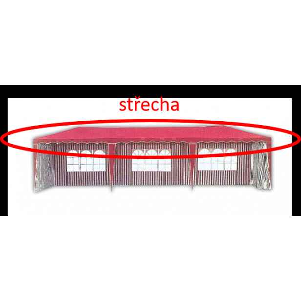 Rojaplast Střecha k altánu 3901-PL - červená