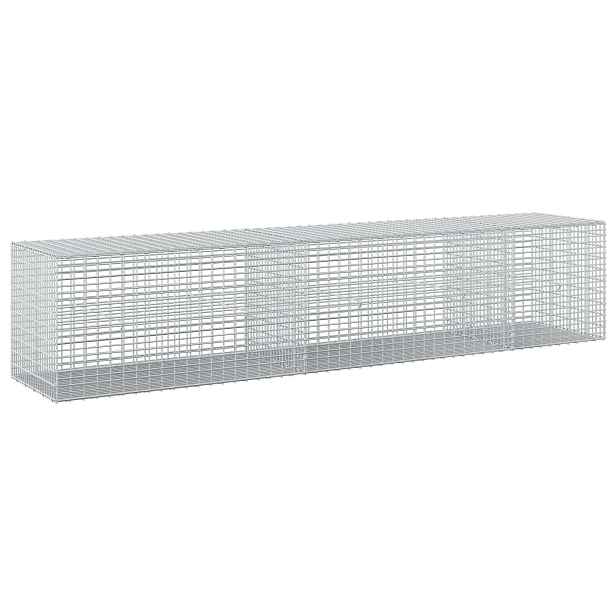 vidaXL Gabion s drátem 3,5 mm a síťkou 5x2,5 cm 250x50x50 cm