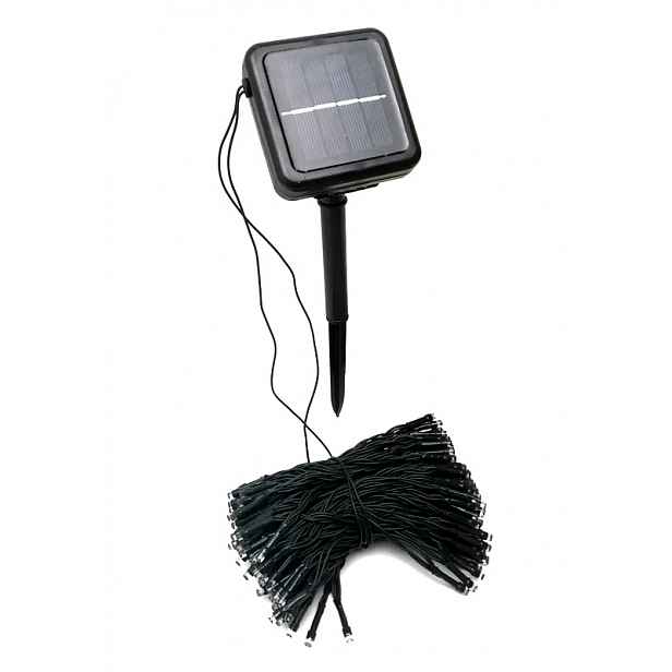 Vánoční Osvětlení Na Stromeček 100 Led Solární Solar Bílé Studené