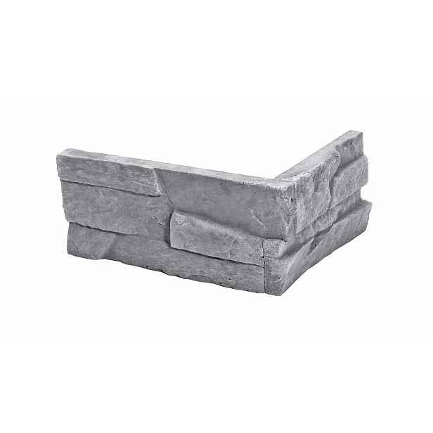 Roh Fasádní Stones Patan grey 13x10 cm reliéfní RPATANGR